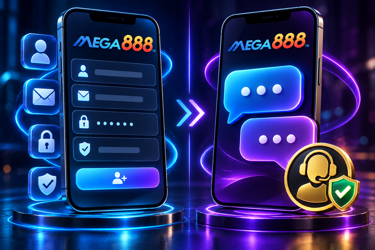 Pendaftaran dalam talian Mega888 dan laluan pendaftaran berbantu