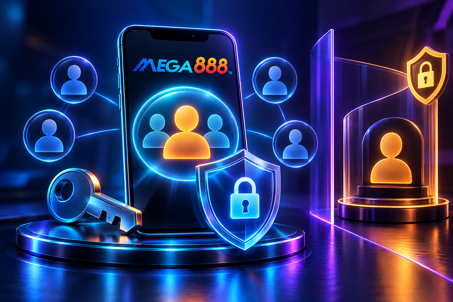 Akaun demo kongsi Mega888 dilindungi secara berasingan daripada akaun peribadi